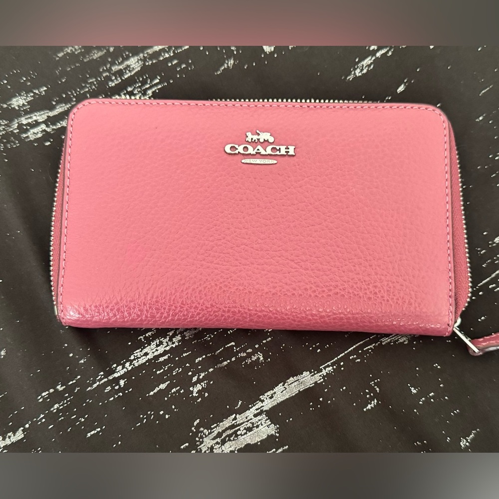 Coach Med ID Zip Wallet